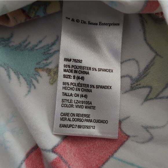 The Grinch Pajama Top Small 4-6 - Picture 6 of 6